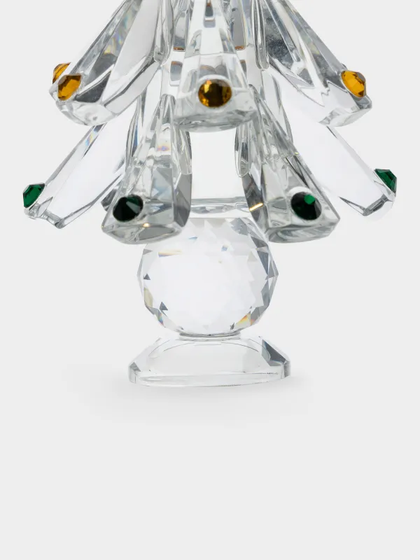 Статуэтка, 10 см, стекло, Елка с кристаллами, Christmas vitreous, image-1