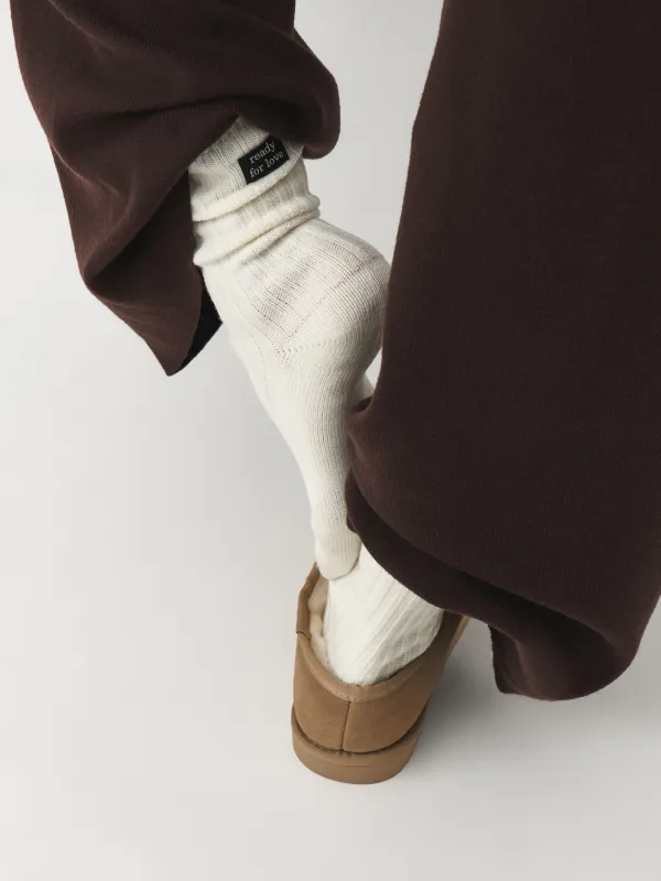 Носки женские, с нашивкой, молочные, Acrylic warm, image-1