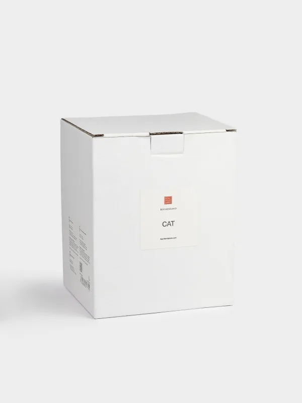 Статуэтка, 10х13 см, полирезин, черно-бежевая, Кот и кошка, Cat, image-7