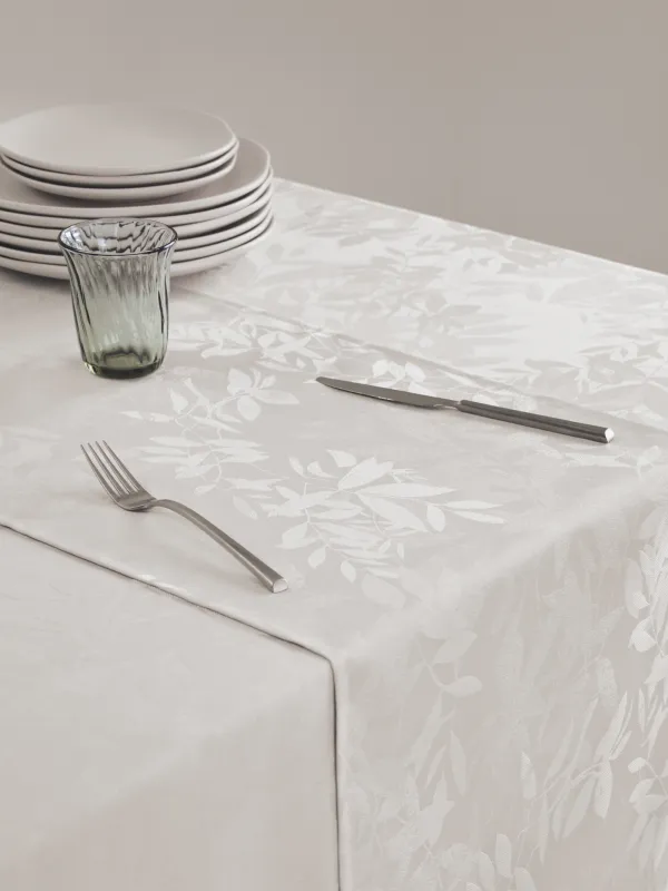 Дорожка настольная, 40х160 см, из жаккарда, Ветви, Patterned branches, image-5