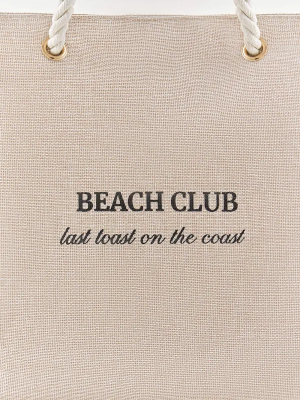 Сумка женская, 44х35 см, полиэстер, бежевая, Beach Club, Coast, image-1