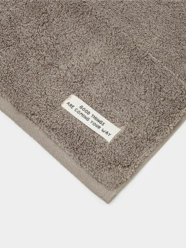 Полотенце, 50х90 см, хлопок, песочное, Super soft cotton, image-4