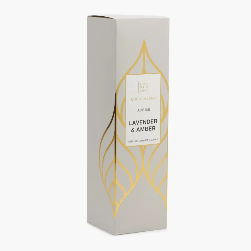 Ароматический диффузор, 230 мл, белый, Lavender and Amber, Emotion, image-3