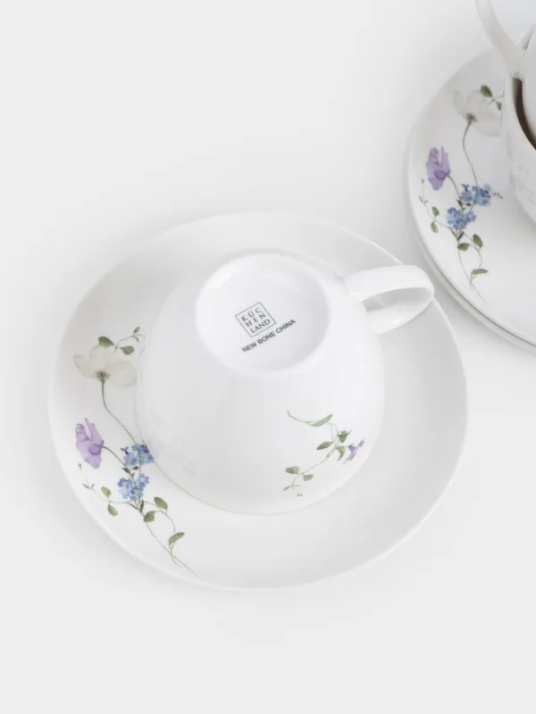 Пара чайная, на 6 персон, 220 мл, Полевые цветы, Cowslip, image-1