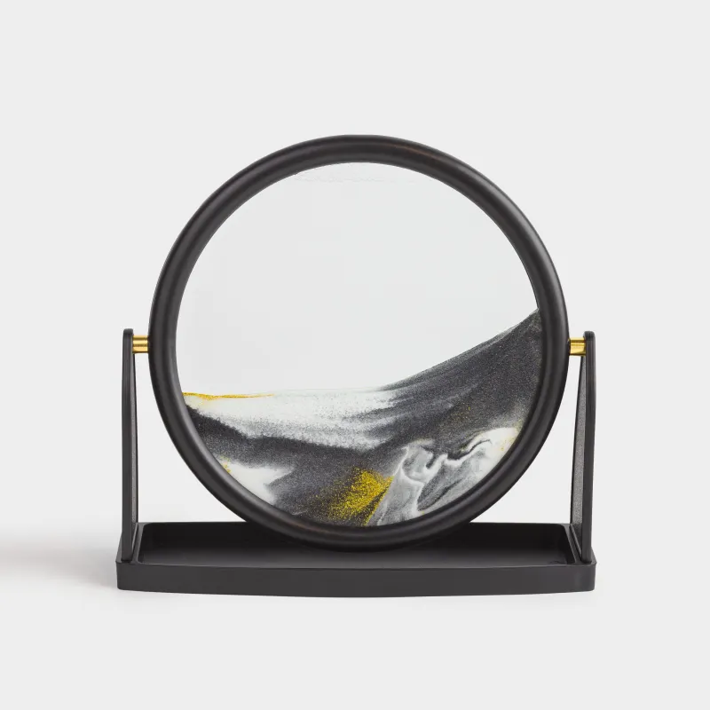 Картина песочная, 25х24 см, на подставке, стекло/пластик, Sand time, image-1