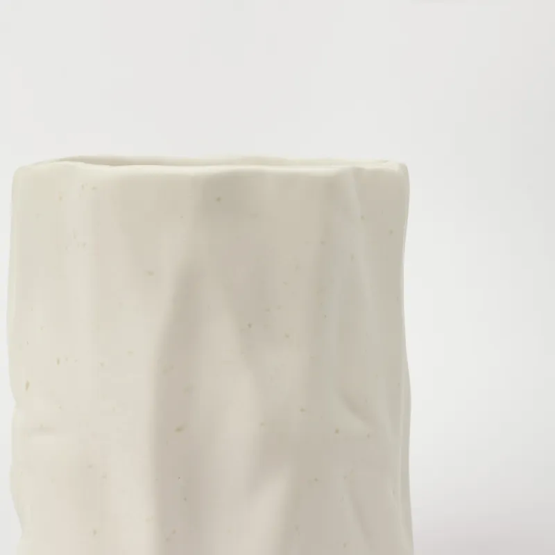 Подставка для кухонных принадлежностей, 16 см, керамика D, молочная, в крапинку, Crumple speckled, image-4