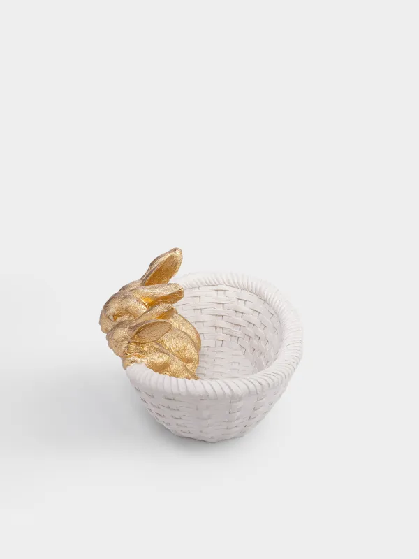 Конфетница, 27х16 см, Кролики в корзине, Rustic Easter, image-4