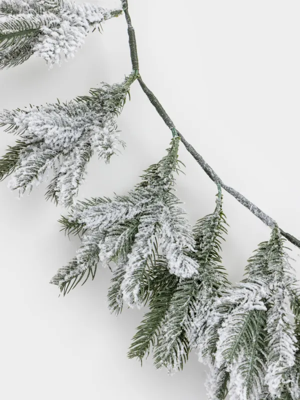 Ветка-гирлянда декоративная, 2, пластик, Snowy decor, image-2