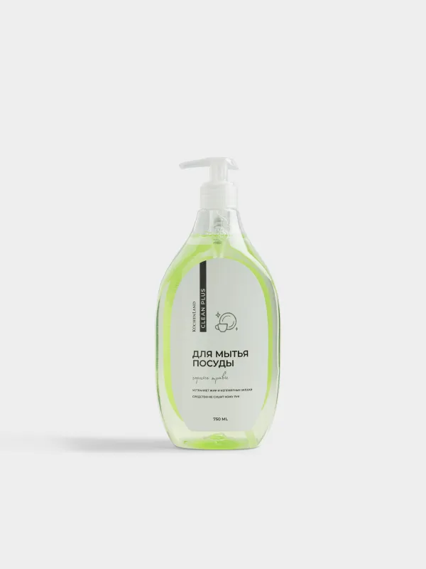 Средство для мытья посуды, 750 мл, Горные травы, Clean plus, image-0