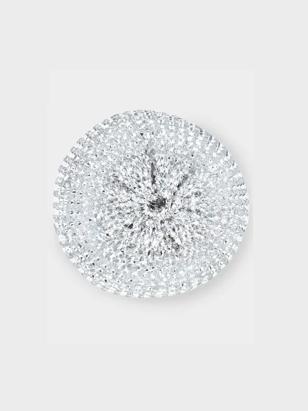 Диспенсер для моющего средства, 628 мл, органайзер, с губкой, керамика, белый, Freya, image-2