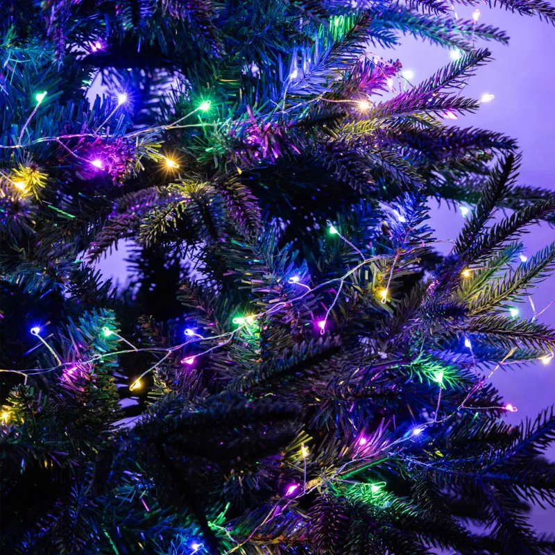 Гирлянда электрическая, 10 м, 480 ламп, 8 режимов, цветная, Капли, Christmas