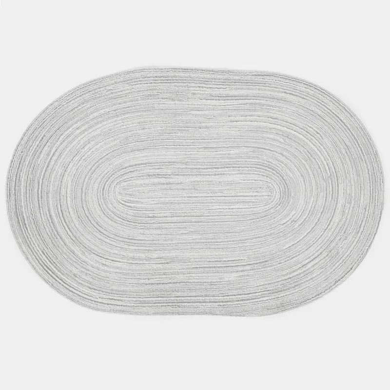 Салфетка под приборы, 30x45 см, полиэстер, овальная, песочно-бежевая, Rotary