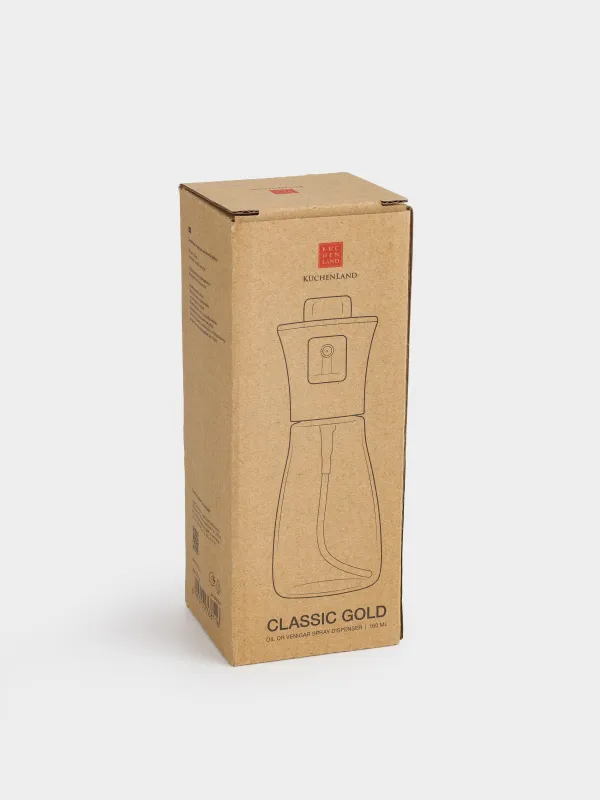 Диспенсер-спрей для масла или уксуса,160 мл, Classic gold, image-3