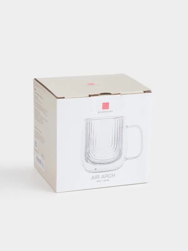 Кружка, 350 мл, стекло Б, Арка, Air arch, image-4