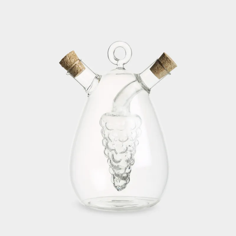 Емкость для масла и уксуса, 400/35 мл, стекло Б/пробка, Comfort Shape