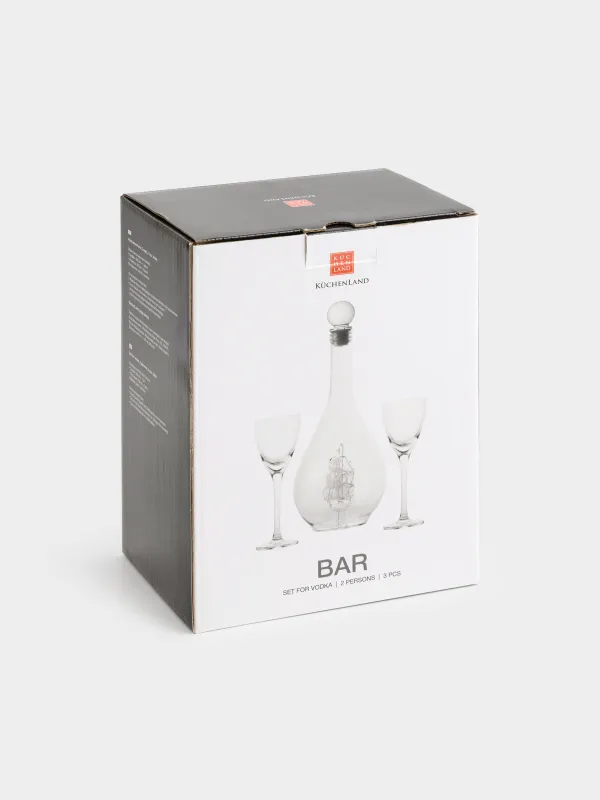 Набор для водки, графин с рюмками, Корабль, Bar, image-7