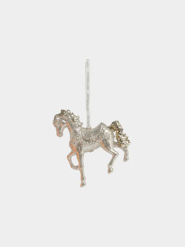 Игрушка елочная, 13х10 см, Лошадка, Figure sparkle, image-0