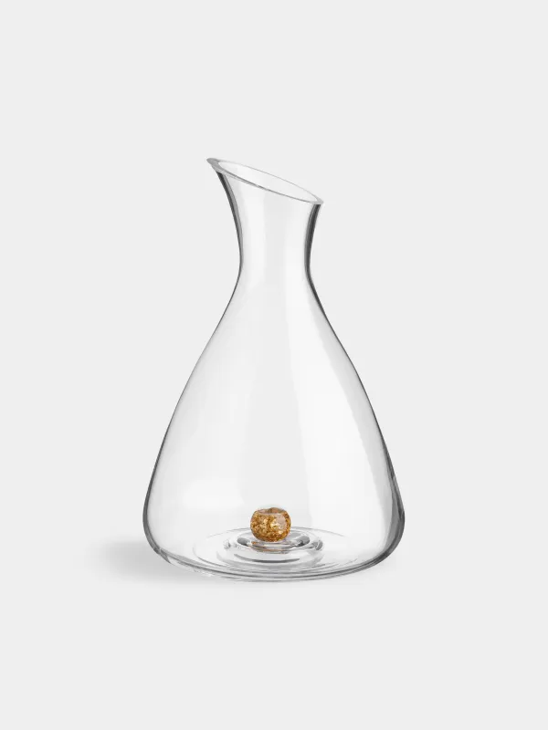 Декантер, 1,2 л, кристальное стекло, Янтарный шар, Sorento globular, image-0