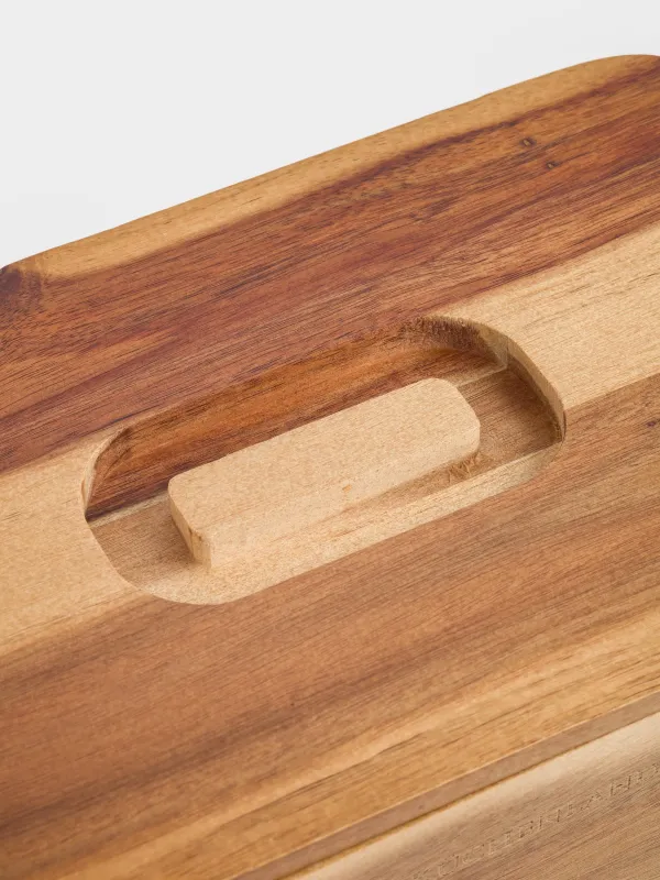 Хлебница, 30х20х13 см, дерево, прямоугольная, Noble tree, image-2