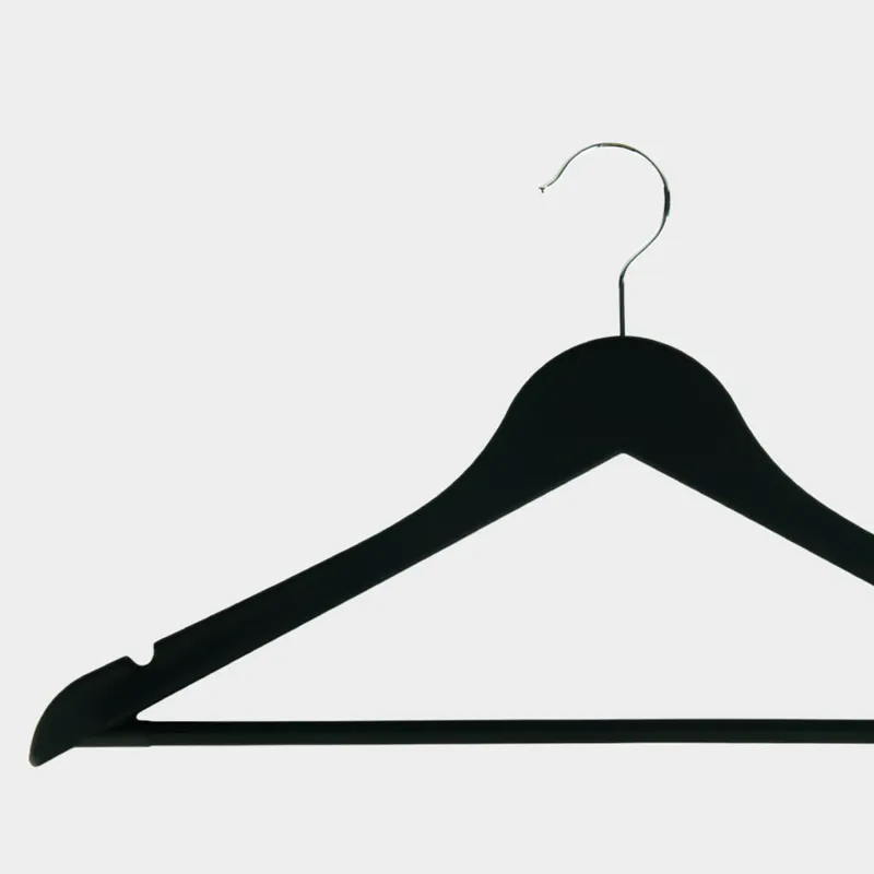 Вешалка-плечики, 44 см, 4 шт, пластик с покрытием, черная, Fun house, image-3