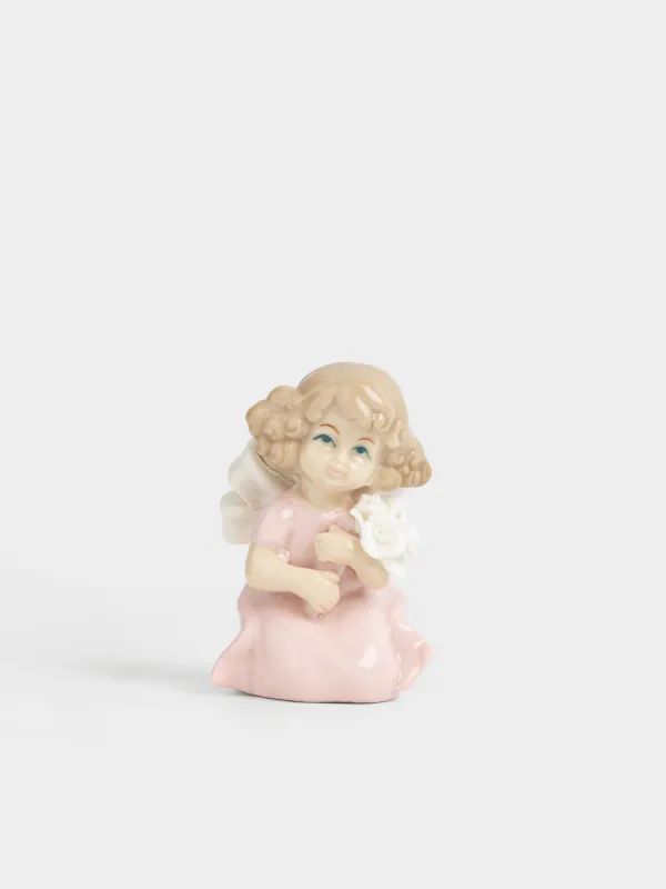 Статуэтка, 8 см, Девочка с цветами, Girl figurine, image-0