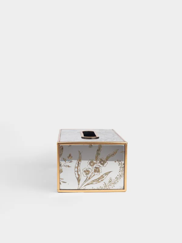 Бокс для бумажных салфеток, 25х13 см, пластик/акрил, зеркальный, Птица, Bluebird, image-2