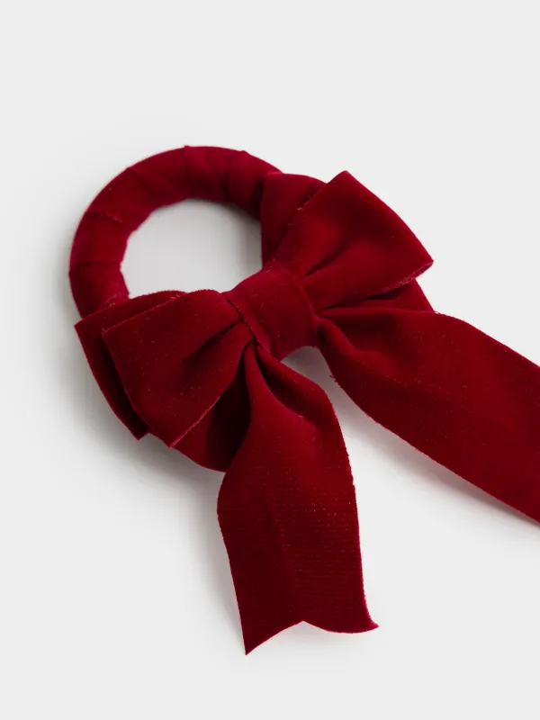 Кольцо для салфеток, 11 см, Бант, Bow velvet, image-1