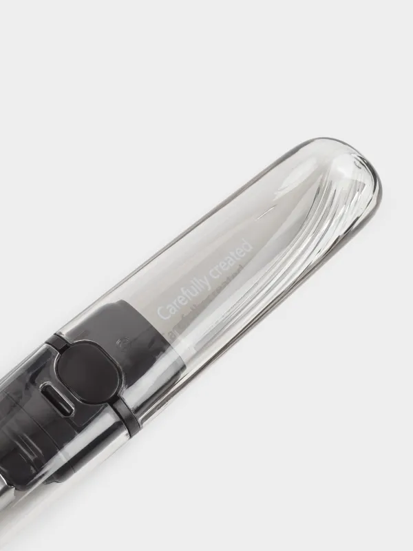 Нож-овощечистка, 19 см, 2 в 1, в чехле, сталь/пластик, черный, Black style, image-2