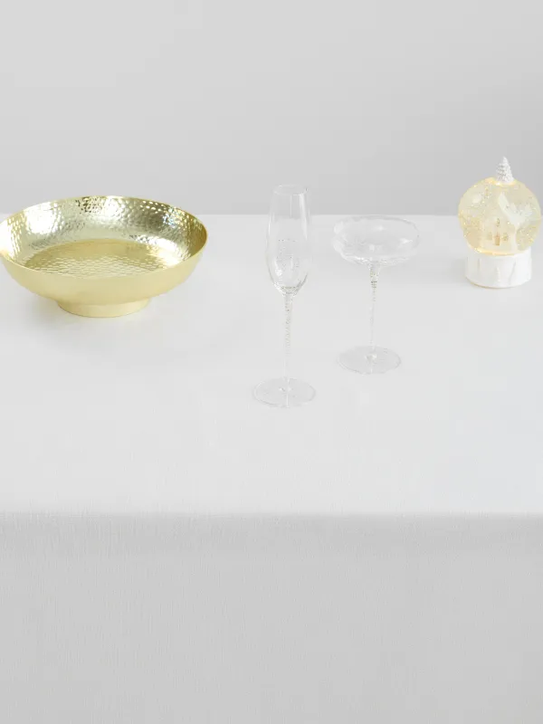 Скатерть, 170х250 см, полиэстер, белая, Цветочное кружево, Flower lace gold, image-5