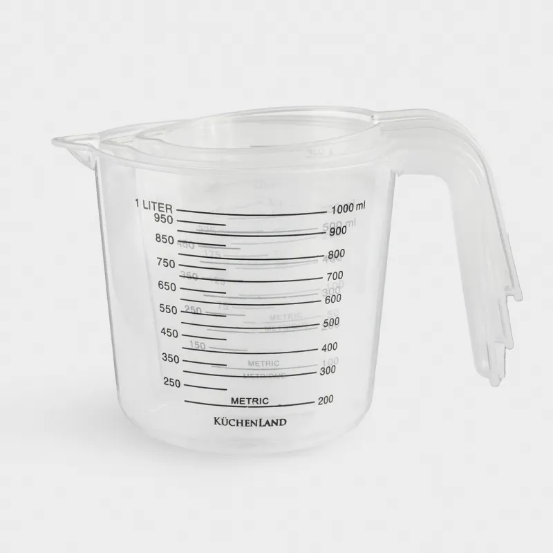 Набор мерных емкостей, 3 шт, пластик, Bakery