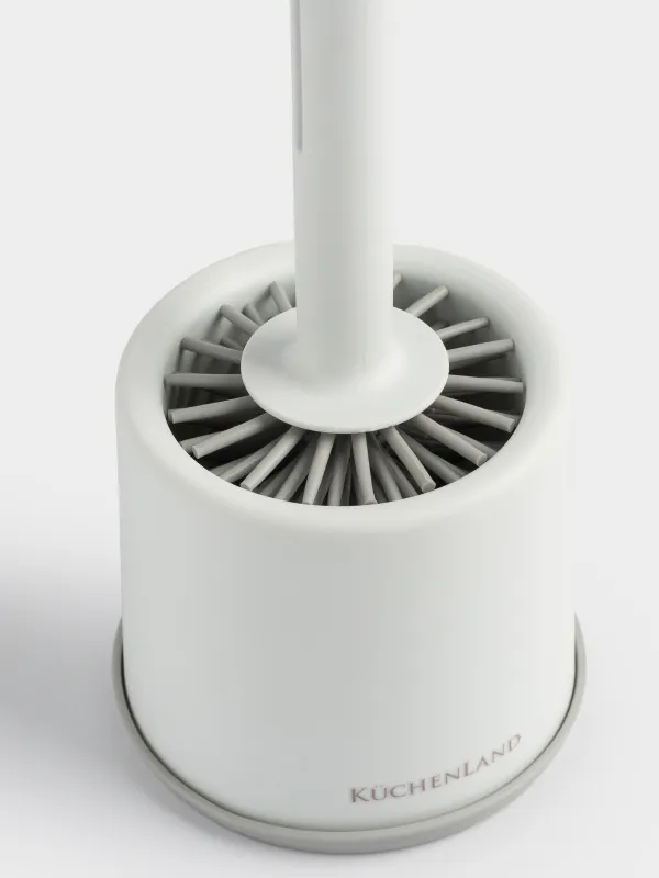 Ерш туалетный, с подставкой и дозатором моющего, Click, image-1