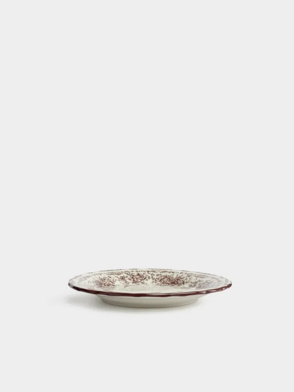 Тарелка обеденная, 28 см, Шишки и цветы, Pine lace, image-1