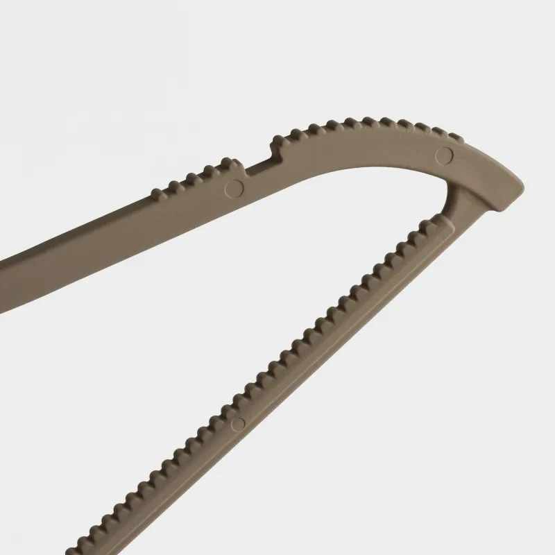 Вешалка-плечики, 32 см, 5 шт, детская, пластик с покрытием, мокко, New house, image-2