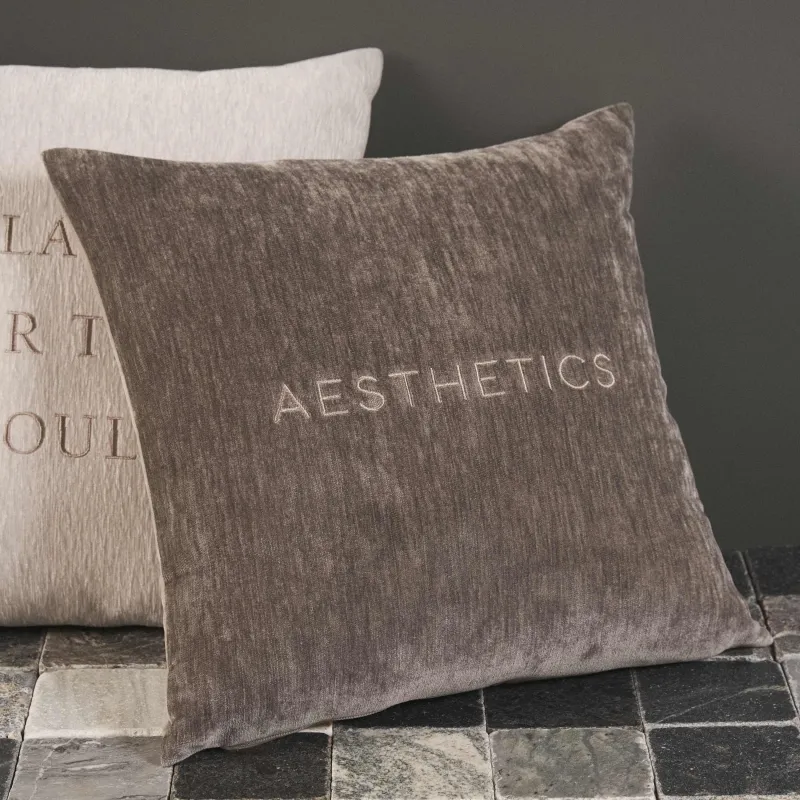 Подушка декоративная, 45х45 см, шенилл/вельвет, Chenill