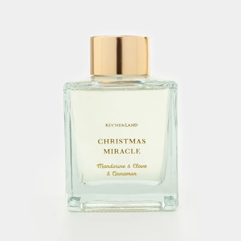 Ароматический диффузор, 90 мл, Mandarine & Clove & Cinnamon, Christmas miracle, image-3