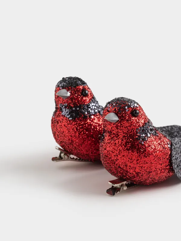 Украшение декоративное, 10 см, 2 шт, на клипсе, Птица, Birds NY, image-3