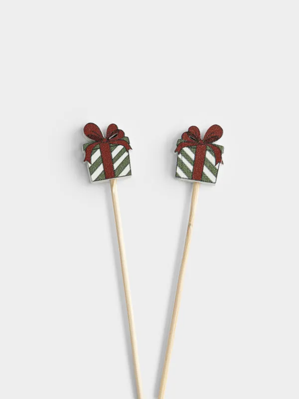 Шпажка для канапе, 9 см, 20 шт, Подарок, Elegant details, image-1