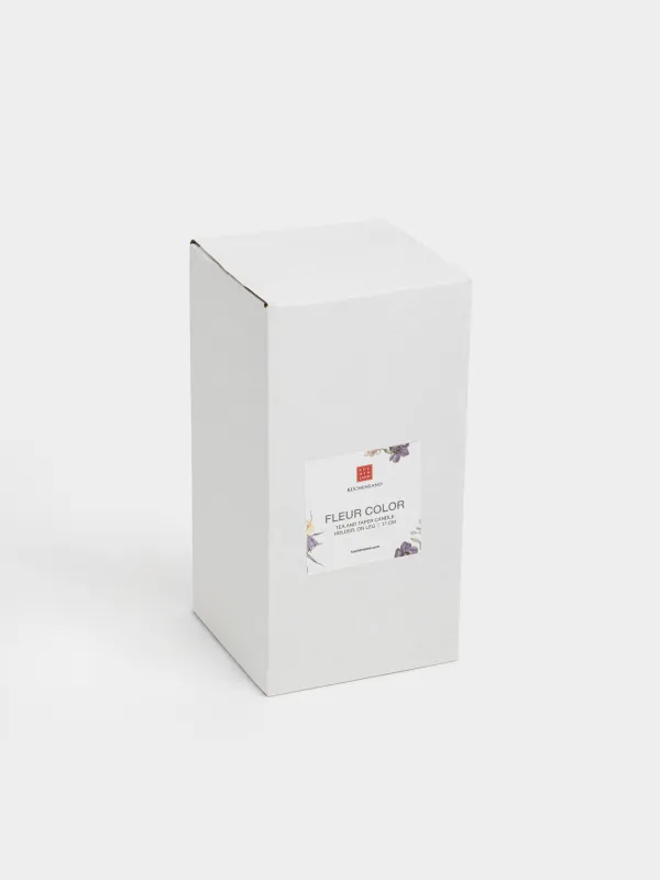 Подсвечник, 17 см, стекло, Fleur color, image-4