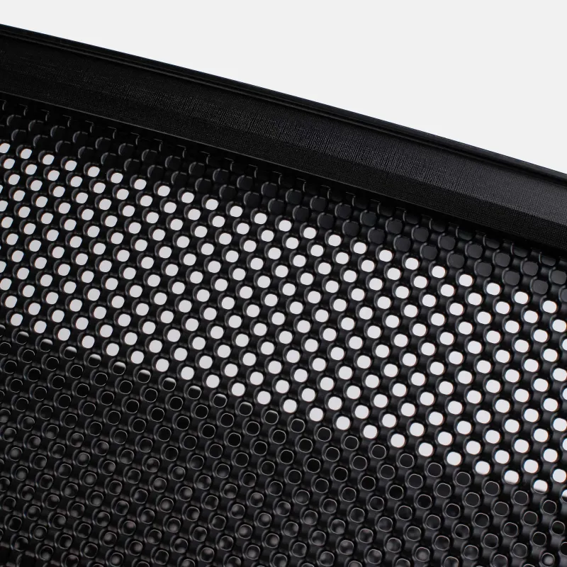 Корзина для белья, 52х35х22 см, с ручками, пластик, прямоугольная, черная, Nickel, image-6