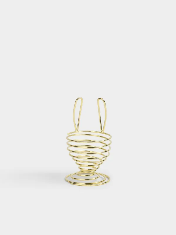 Подставка для яйца, 9 см, Ушки кролика, Twist gold, image-0