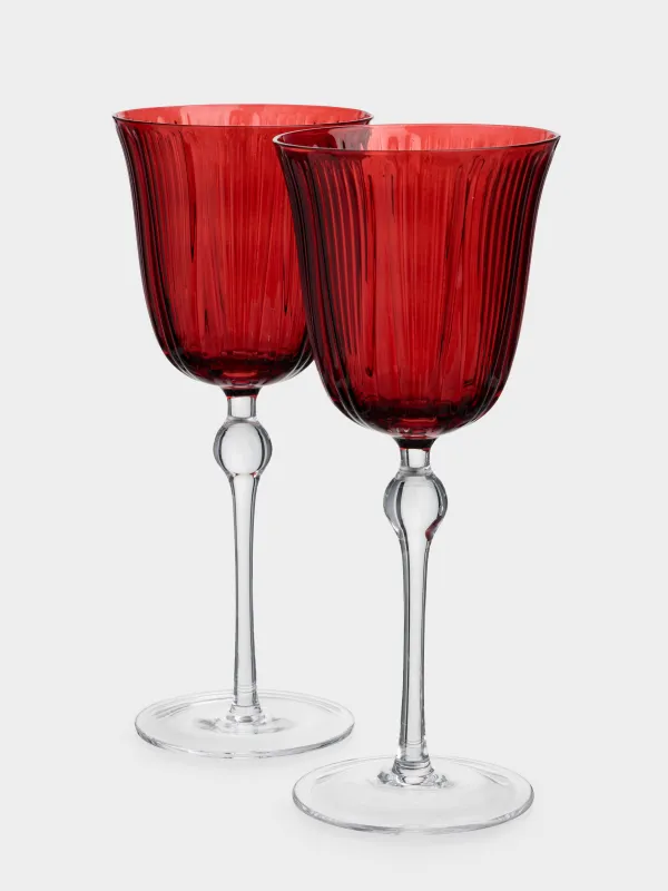 Бокал для вина, 300 мл, 2 шт, стекло, красный, Piemont, image-1