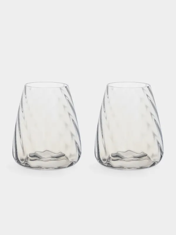 Стакан, 11 см, 460 мл, 2 шт, стекло, перламутр, Sorento bend, image-0
