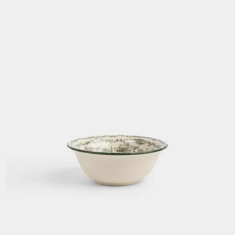 Салатник, молочный, Green lace