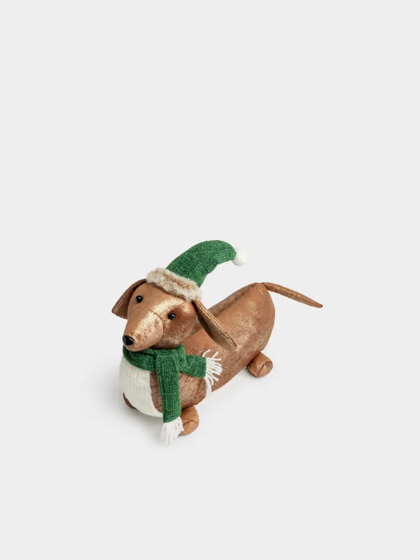Изделие декоративное, 38х13 см, Такса, Dog toy, image-3