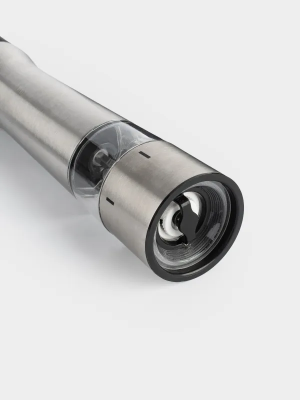 Мельница для специй, 24 см, электрическая, сталь/пластик, LED W, скошенная, Classic, image-2