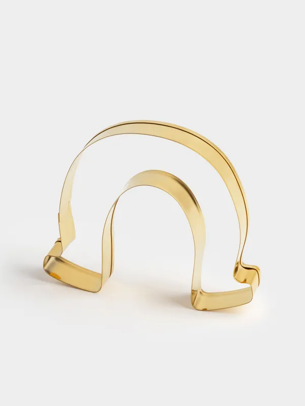 Набор форм для печенья, 3 шт, сталь, золотистый, Лошадь/Подкова, Bakery gold, image-4