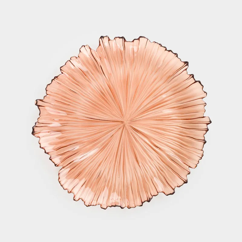 Тарелка обеденная, 28 см, стекло Р, коричневая, Verge