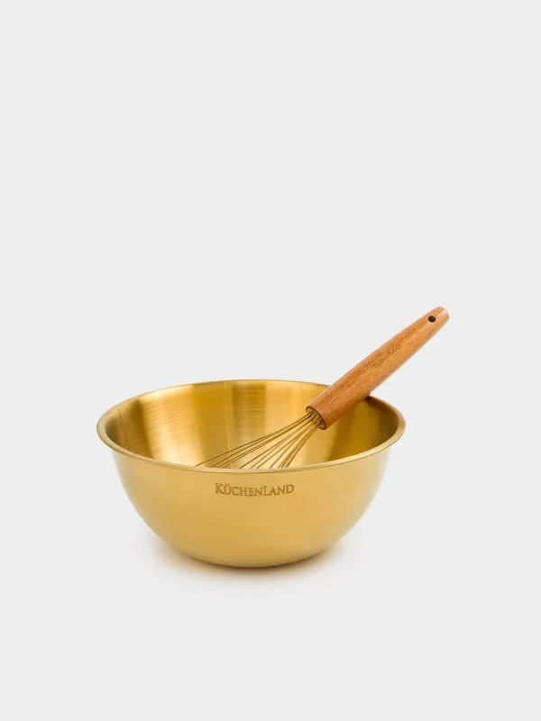 Набор для выпечки, 2 предмета, Classic gold, image-0