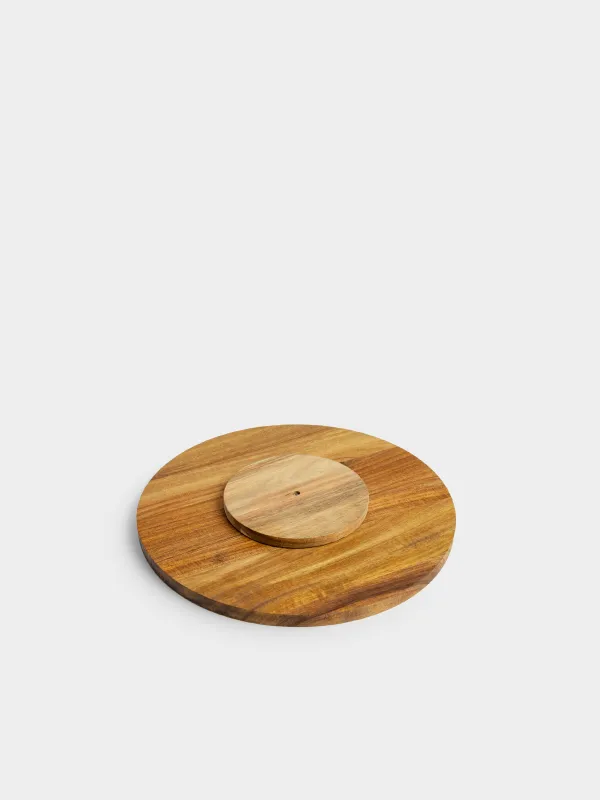 Блюдо для закусок, 33 см, с пиалой, со шпажками, Ветви с шишками, Noble tree, image-8