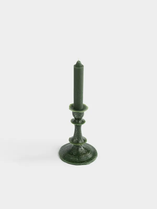 Свеча, 6х20 см, с блестками, Shape candle, image-0